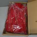 8 Pcs Large Christmas Bow 26 x 12 in Christmas Red Velvet Bows Golden Edged Xmas Tree Topper Ornament Bows Outdoor Decoration for Xmas Home Wreath Tree Front Door Holiday Party Supplies