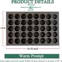 Coffee Pod Holder Compatible with KCup Keurig Pods Coffee Holder Drawer Organizer Tray for Kitchen Office Home Holds 40 Coffee Pods (16.5 X 11)