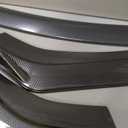 Front Bumper Splitter Compatible with Lincoln Continental Spoiler Carbon Surface Skirt Body Kit(Pure Carbon Surface)