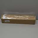 Wood Curtain Rods for Windows 32 to 48 or 60 Inch,1 Inch Heavy Duty Curtain Rod with Imitation Wood Grain Finials, Boho Adjustable Drapery Rods of Window Treatment