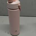 POWCAN 26 oz Insulated Water Bottle with 2-in-1 Straw and Spout Lid, Keep Cold 24H, Leak-Proof, Fits in Car Cup Holder, Stainless Steel Water Bottle for Sports, Travel, and School (Cotton Candy)