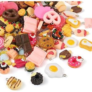 Craftdady Resin Plastic Miniature Food Snack Pendants Charms Ice Drink Juice Pendants Cute Bottle Fruit Keychain Charms Hang Ornament for DIY Craft Earring Bracelet Necklace Jewelry Making