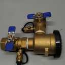 1" 720A Pressure Vacuum Breaker Assembly, MAX 400 PSI Backflow Preventer for Lawn Irrigation, Plumbing Systems, Freeze Sensor, Anti-Siphon Protection