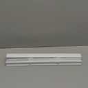 Aluminum Mini Blinds for Windows Cordless Horizontal Window Blinds, Metal Blinds Waterproof Light Adjustment Room Darkening Mini Blinds, 22" W x 64" H, White