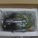 SPACEKEEPER Ceramic Backflow Incense Holder Incense Burner Waterfall with 120 Backflow Incense Cones & 30 Incense Stick, Aromatherapy Ornament Home Decor, Green