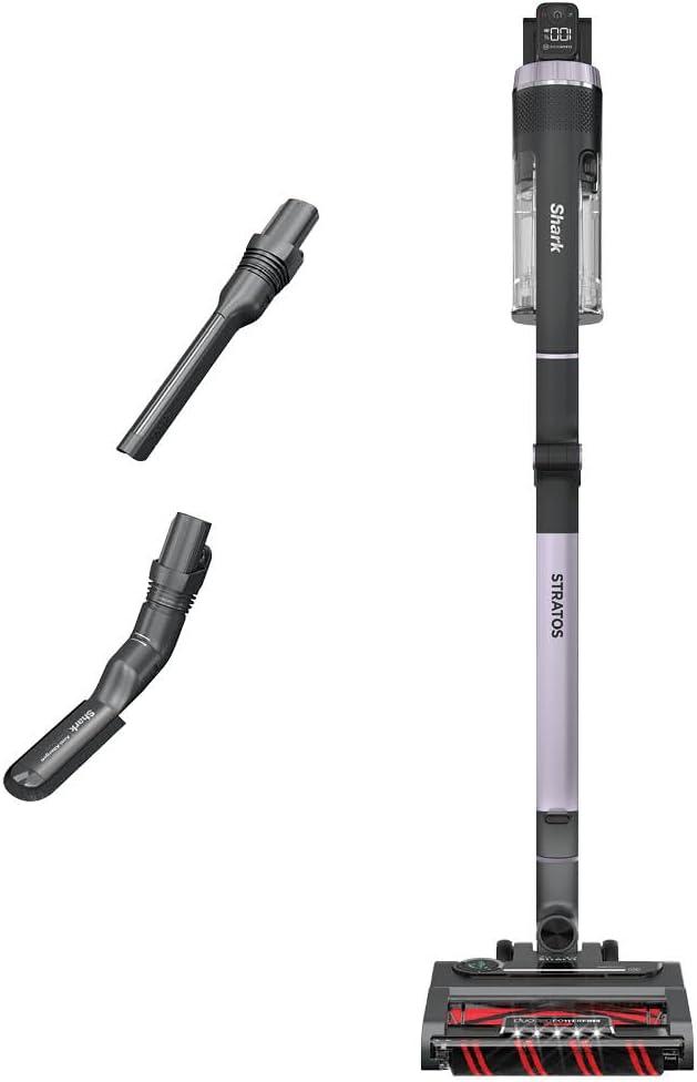 Shark Stratos Cordless Vacuum, Clean Sense IQ & Odor Neutralize, IZ862H
DuoClean Powerfins HairPro, MultiFLEX, Includes Crevice Tool & Anti-Allergen Brush, up to 60 Min Runtime, Ash Purple