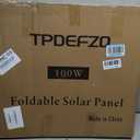 100W Solar Panel,N-Type 16BB Portable Solar Panels for Power Station,Foladable Solar Panel,QC3.0 USB-A &Type-C,25% High Efficiency,IP68,ETFE Integrated Design for Outdoor Camping,Off Grid