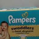 Pampers Swaddlers Diapers, Size 3 (13-26 lbs), 136 Count, Absorbent, Keeps Baby Dry and Comfortable, Skin Safe Disposable Baby Diaper