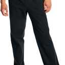 Hanes Mens Essentials Mens Sweatpants, Mens Cotton Jersey Pants with Pockets, 33 (X-Large, Black)