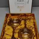 GLASSIQUE CADEAU Large 25 oz Copa de Balon Cocktail Glasses | Set of 2 | Big Crystal Balloon Goblets for Gin and Tonic, Sangria, Aperol Spritz, Limoncello Spritz, Hugo | Elegant Long Stemmed Glassware