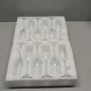 UMEIED Champagne Glasses, Set of 12 Champagne Flutes with Classic Shape, Long stem Sparkling Wine glasses for Wedding, Restaurant, Bar, Wine Toasting, Clear (Transparent)