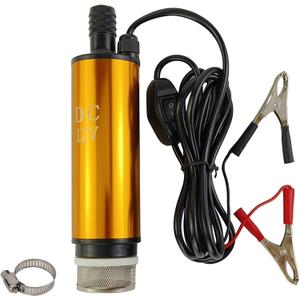 DC 12V 80W Water Pump Submersible Electric Diesel Pump,8A Water Oil Diesel Fuel Transfer Fluid Pump