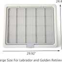 Smart Paws Large 76X62CM Pet Training Tray,Pet Training Pads Holder,Pet Toilet (Grey)