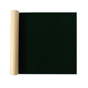 SANSAM Self-Adhesive Flannel Fabric - 17.2''x60'' Roll Soft Dark Green Adhesive Velvet Flocking Liner for Drawer, Cabinet,Shelves,Jewelry Box, Felt Repair Patch for Clothing, Furniture