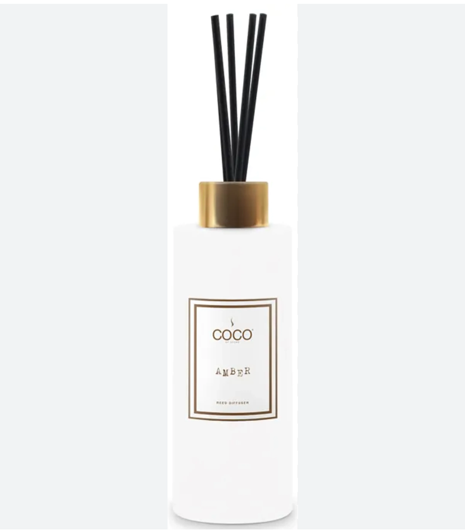 Coco by Stone 5oz Reed Diffuser (Amber) Luxury Scented Oil Diffuser Aromatherapy, Reed Diffusers for Home, Diffusing Oil Fragrance, Fragrance Products, Reed Diffusers for Home, Vegan
