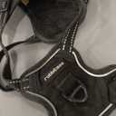 rabbitgoo Dog Harness No Pull with 2 Leash Clips, Adjustable Soft Padded, Reflective Oxford No Choke Pet Vest with Easy Control Handle for Small Dogs, Black, S