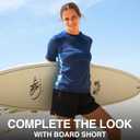 Kanu Surf Women's Breeze UPF 50+ Short Sleeved Active Rashguard & Workout Top (Blue, XS)