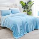 Marchpower Cooling Comforter Queen Size for Hot Sleepers, Lightweight Silky Soft Summer Cooling Blanket, Gradient Comforter (Queen 79" X 86")
