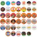 Perfect Samplers Coffee, Tea, Cider,Cappuccino For Keurig K Cups Brewers, Mix 40 Count