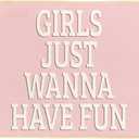 Pink Welcome Mat Bath Mats Gifts for Teen Girls, Front Door Mat for Home Kitchen Bathroom, Indoor Entrance Doormats, Girls Just Wanna Have Fun 30 x 16 Inch