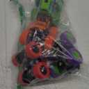 Monster Truck Toys - Friction Powered Toy Cars Push and Go Vehicles for Toddlers Kids Best Christmas Birthday Party Gift for Boys Girls Aged 3 and Above 4-Pack