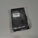 2 Pack RFID Passport Holder and Leather Card Case Set - Travel Essentials for Women & Men (Black)