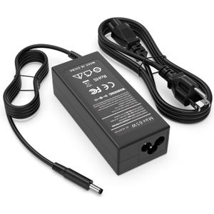 65W 4.5mm AC Adapter Compatible with Dell Latitude 3520 3540 3440 3420 3550 3430 3320 3340 3330 3450 3535 Business Student Laptop DA65NM191 19.5V 3.34A Power Supply Adapter Cord