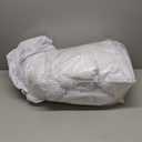 BRILLMAX 6 Pack White Fitted Spandex Table Covers - 6ft Stretch Tablecloths for 6 Foot Rectangle Folding Cloths Rectangular Bulk Linen Fabric Elastic for Wedding Reception Banquet Birthday Party