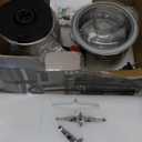 Electric Spice and Nut Grinders - 3 Stainless Steel Blades, 1 Filter, 1 Brush - 500W Grinder for Kitchen Dry Use (Black)