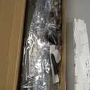 AX WABER Table Top TV Stand with Height Adjustable TV Legs Replacement for Most 37-86 Inch Flat Curved TVs,Steel TV Base Feet Holds up to 150 lbs with Cable Management, Max VESA 800x600 Mm Black