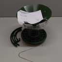 Kingsyard Wild Bird Feeder for Outdoors Hanging, No-Waste Tray with Seed Guard & Circular Perch, Garden Yard for Cardinal Finch, 4 lb Large Capacity, Green