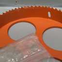 VIKITON 7 Inch Hole Saw with Arbor for Metal Wood Plastic, 7 in Bi-Metal Hole Cutter for Different Project with Smooth and Flat Drilling Edge, Fast Chip Removal,Lighter and Portable