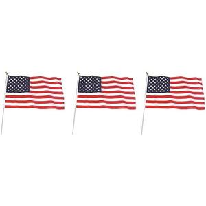 U.S. Flag Kit, Poly/Cotton, 3 x 5-Ft.