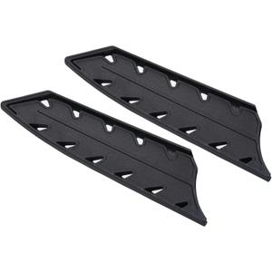PATIKIL Plastic Safety Knife Cover Sleeves for 8" Chef Knife or 7" Santoku Knife, 2 Pack Knives Edge Guard Blade Protector Universal Knife Sheath, Black