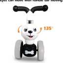 YGJT Baby Balance Bike Toys for 1 Year Old, Birthday Gifts for Boys and Girls, Silent Wheels & Non-Pedal Baby Walker Riding Toys for 10-36 Months Toddlers, Kids First Bike Gifts Spotty Dog