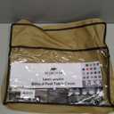 Heavy Duty Leatherette Billiard Pool Table Cover, Waterproof & Tearproof Covers for Pool Table 7/8/9FT Fitted (7 Feet/ Black) (7FT-(92"LX 52"WX 8H), Black Charcoal/Matte)