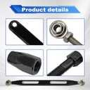 stymart Shift Linkage Gear Shifter Compatible with Harley Softail Dyna Street Glide Touring Road King 1980-2024(Black)