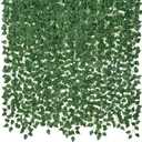 CQURE 48 Pcs 336Ft Artificial Ivy Fake Vines,Ivy Garland Greenery Garland Fake Hanging Plants Vines Green Leaves for Bedroom Wedding Garden Wall Room Decor
