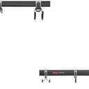 Rubbermaid Fasttrack Garage Storage Utility Hooks 7 Piece Black All in One Rail Hook Kit and Tool Organizer Heavy Duty for Home/Garage/Shed/Garden