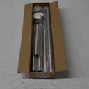 Shower Curtain Rod, 1" Diameter Heavy Duty Tension Shower Rod, Non Slip Adjustable 28-74 inch No Drill Shower Curtain Rods Spring Tension For Bathroom, Shower Stall, No Rust, Brushed Nickel