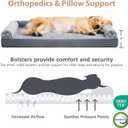 Orthopedic Washable Large Dog Bed for Senior Dog Comfy Sleep