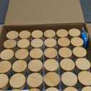 Aliggbent Spice Jars with Lable, 36 Pcs 4 oz Glass Spice Jars with Bamboo Lids, Spice Containers Bottles, Glass Seasoning Jars with Shaker Lids, Collapsible Funnel, for Spice Racks, Pantry,Cupboard