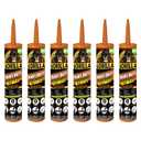 Gorilla Heavy Duty Ultimate Construction Adhesive, 9 Ounce Cartridge, White, (Pack of 6)