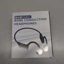 Bone Conduction Headphones, Bluetooth 5.4 Open Ear Headphones Wireless with Mic,IPX6 Sport Headphones for Running(Grey)