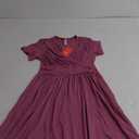 WEACZZY Women's Summer Short Sleeve Casual Dresses V-Neck Floral Party Dress with Pockets