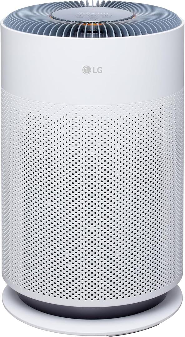 LG PuriCare 360 Air Purifiers for Home, Large and Small Room, Bedroom, Up to 2,059 ft in 1 Hr with NanoFiber True HEPA Filter, 360 Degrees of Filtration, WiFi, Air Quality Monitor, Low Noise