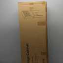 FRALIMK Over The Toilet Storage Cabinet, 3-Tier Freestanding Organizer, Bathroom Storage Cabinet Organize, Adjustable Shelves, Double Louvered Doors, Space-Saving for Bathroom, 23 * 67 inches, White