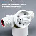 automatic water level control valve, float valve, used for water tower, solar energy, livestock pond, aquarium, automatic water storage irrigation (1/2" Side entry)