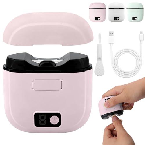 Electric Nail Clipper, 2026 New 3 in 1 Electric Polishing Automatic Nail Clippers,USB Rechargeable Automatic Trimmer, 3-Speed Levels for Seniors and Adults (Pink)