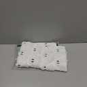 Artoid Mode Ghost Soft Plush Faux Fur Jacquard Halloween Table Runner, Holiday Kitchen Dining Table Decoration for Home Party Decor 13x48 Inch